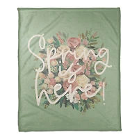 Spring is Here Fleece Blanket