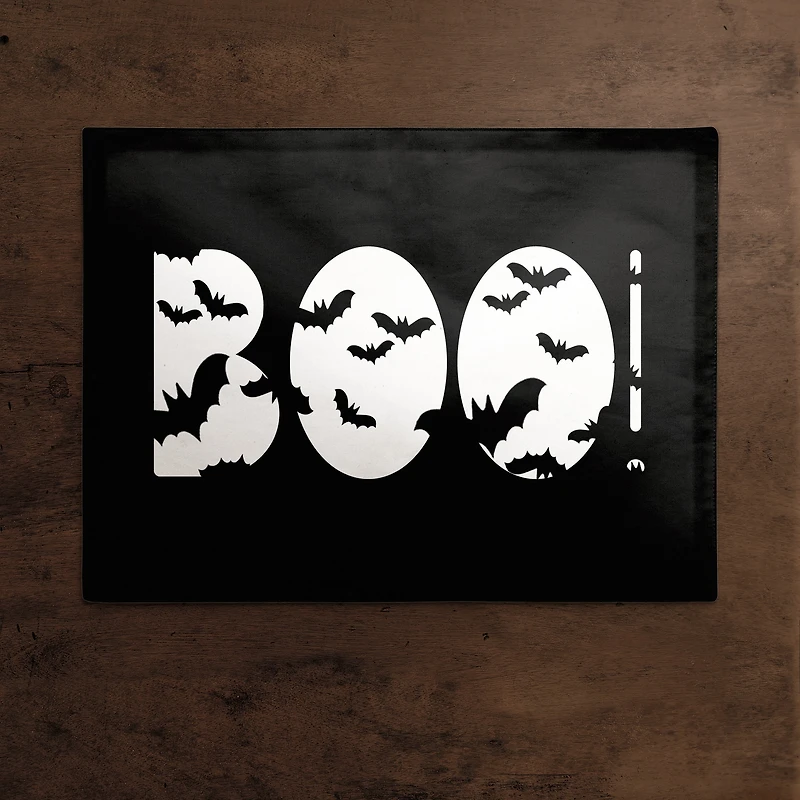 Boo Bats 18" x 14" Cotton Twill Placemat