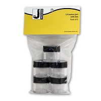 Jacquard 0.25oz. Clear Containers, 5ct.