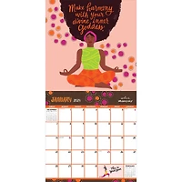 TF Publishing 2024 Mahogany: Uplifted + Empowered Wall Calendar