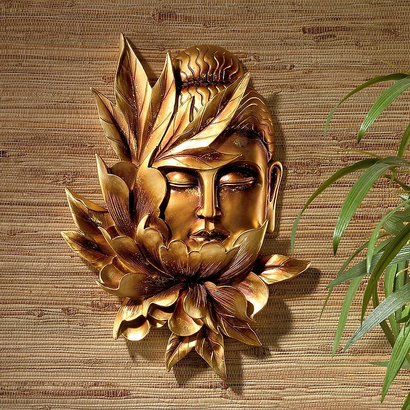Design Toscano Enlightened Deities Buddha Wall Sculpture