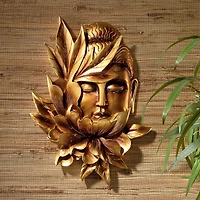 Design Toscano Enlightened Deities Buddha Wall Sculpture