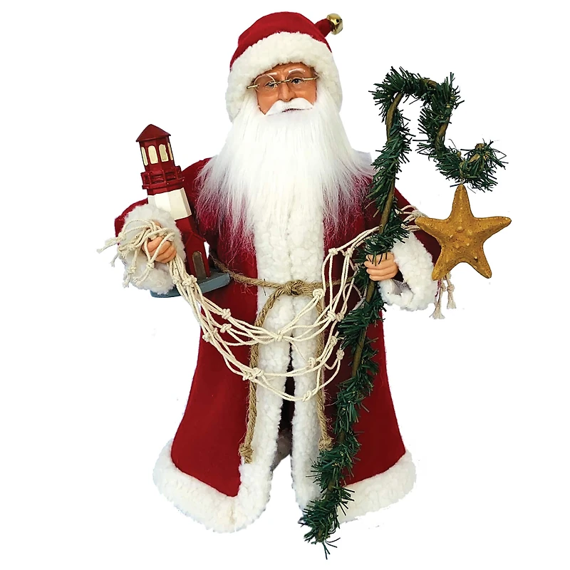 Santa's Workshop 15" Seaside Claus