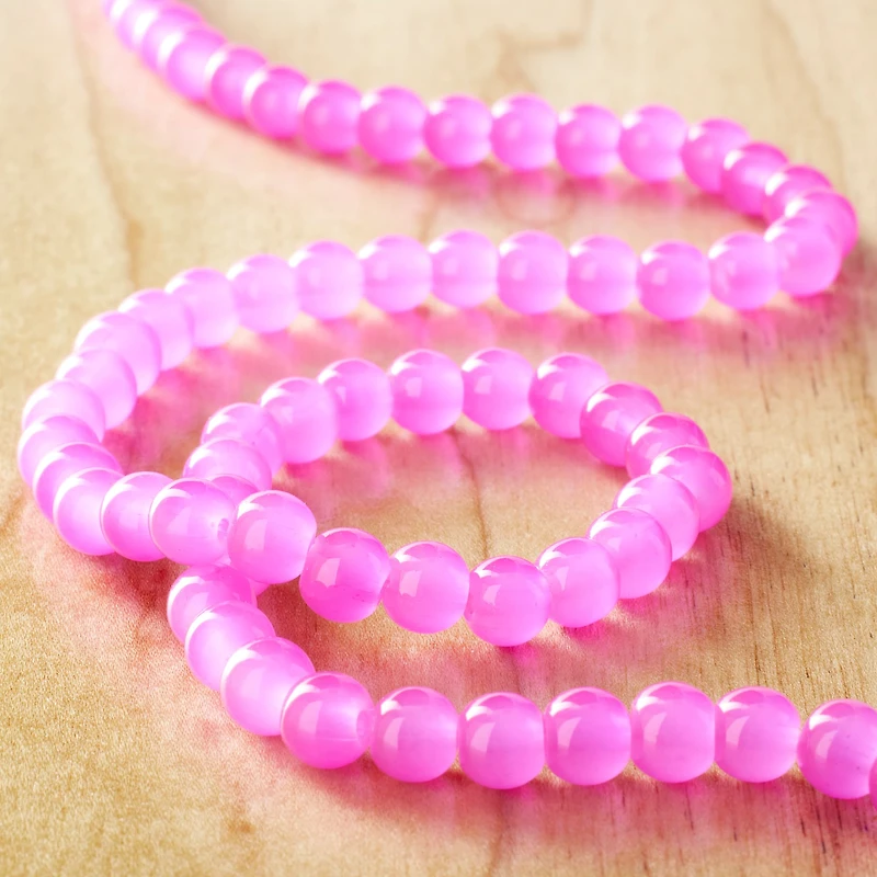 6mm Glass Round Beads by Bead Landing