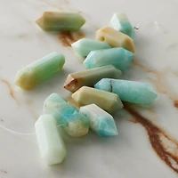 Blue & Green Amazonite Spike Beads by Bead Landing™