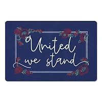 United we Stand Script Floor Mat, 18" x 27"