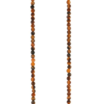 Tiger's Eye Faceted Round Beads, 2mm by Bead Landing™