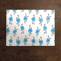 Blue Blooms Cotton Twill Placemat