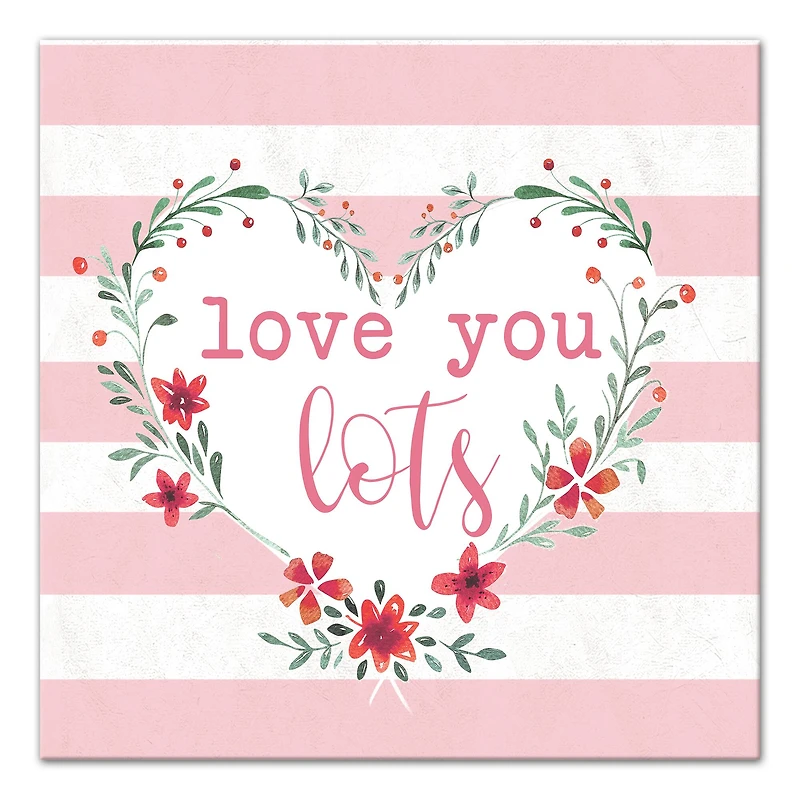 Love You Lots Canvas Wall Art