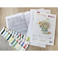 Luca-s April Bouquet Counted Cross Stitch Kit
