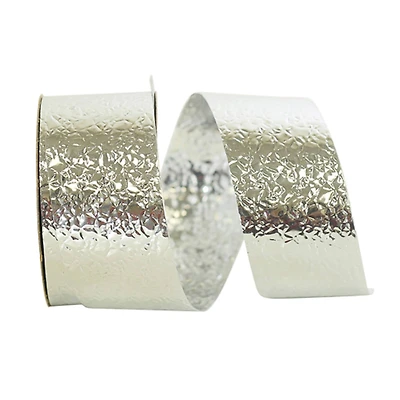 JAM Paper 1.375" x 25yd. Metallic Cracked Ice Ribbon