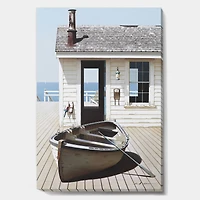 Designart - Boat on the Dock