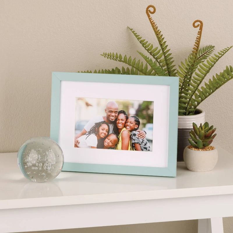 12 Pack: Teal Linear Frame with Mat, Simply Essentials™ by Studio Décor®