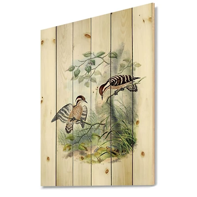 Designart - Vintage Birds In The Wild I
