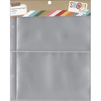 Simple Stories Sn@p!™ 4" x 6" Pocket Pages for 6" x 8" Binders, 10ct.