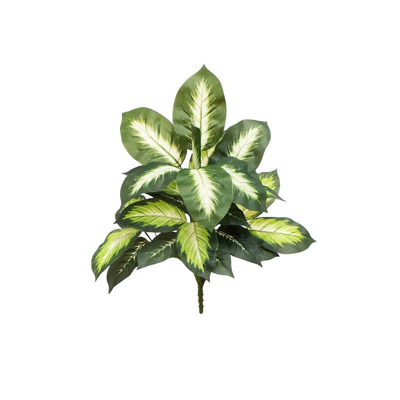 20" Artificial Golden Dieffenbachia Plant, 6ct.