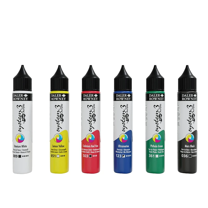 Daler-Rowney® System3 Fluid Acrylic Starter Set