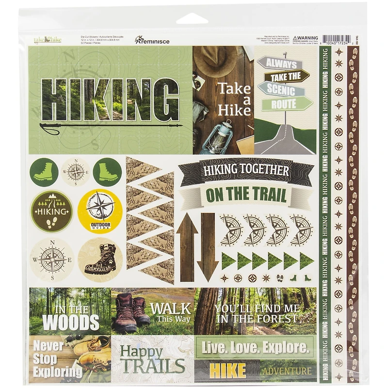 Reminisce Collection Kit 12"X12"-Take A Hike