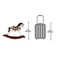 Design Toscano 3ft. Victorian Carousel Pony Rocking Horse Statue