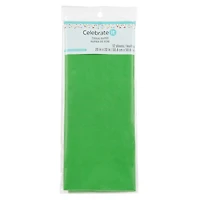 24 Packs: 12 ct. (288 total) Festive Green Tissue Paper by Celebrate It™