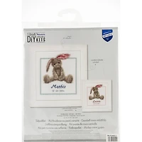 Vervaco Cute Bunny Record Counted Cross Stitch Kit