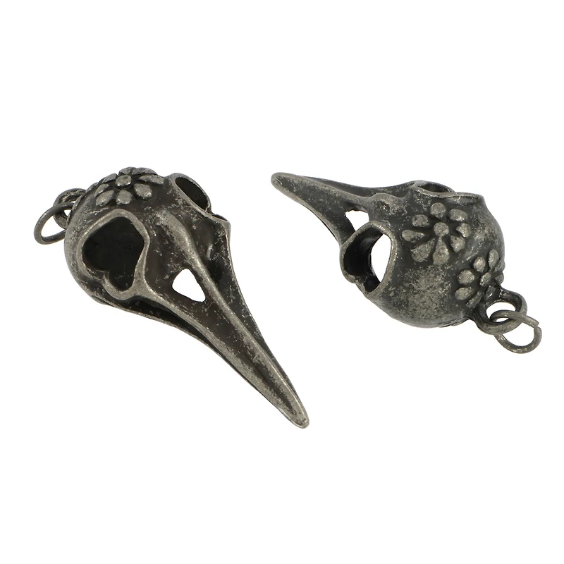 Found Objects Bird Skull Charms, 2ct. by Bead Landing™