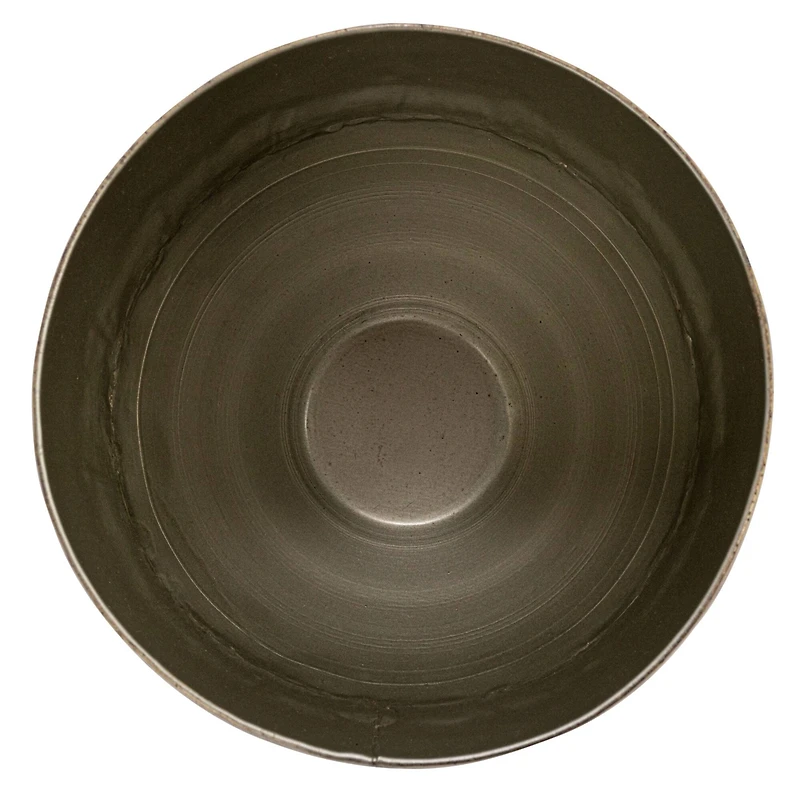 Hello Honey® Distressed Pewter Finish Round Metal Planters Set