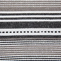 DII® Black Urban Stripe Dishtowel Set