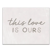 This Love Is Ours 14" x 11" Canvas Wall Art