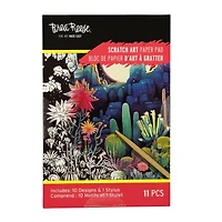 Brea Reese™ Mini Cacti Scratch Art Paper Pad