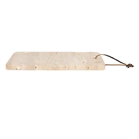 Hello Honey® 12" Travertine Cutting Board with Leather Tie