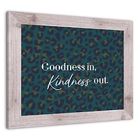 Goodness in Kindness Out Leopard Print in Frame
