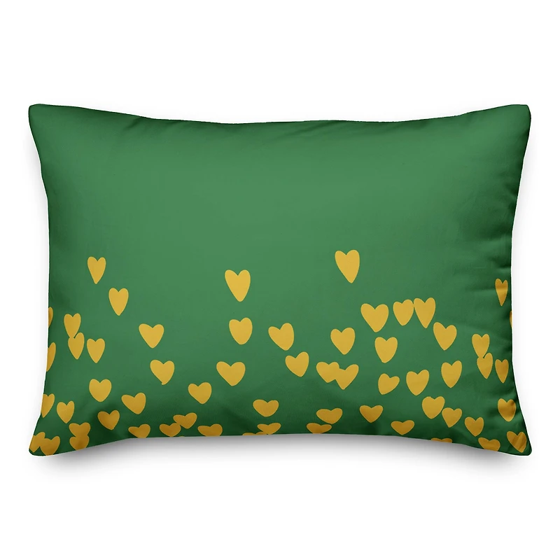 Heart of Gold Throw Pillow