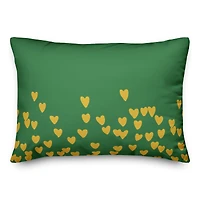 Heart of Gold Throw Pillow