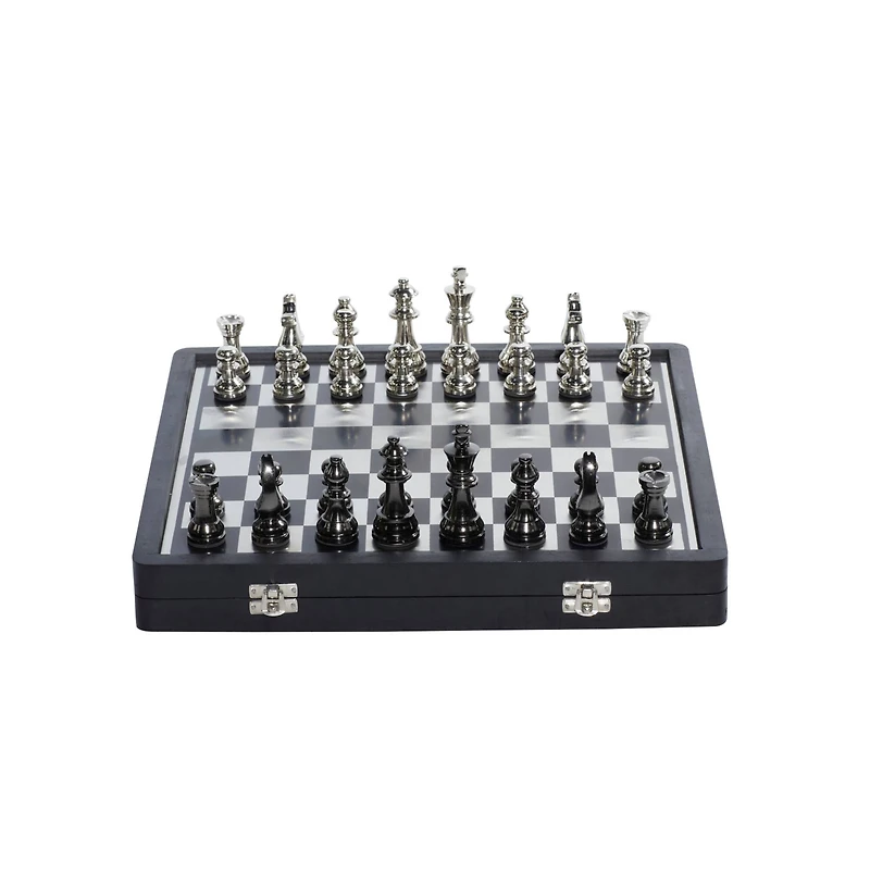 Black Traditional Chess Game Set
