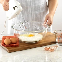 JoyJolt® Red Glass Mixing Bowls Set