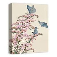 Butterflies And Lilac 12" x 16" Canvas Wall Art