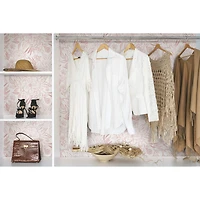 RoomMates Pink & White Floral Sketch Peel & Stick Wallpaper