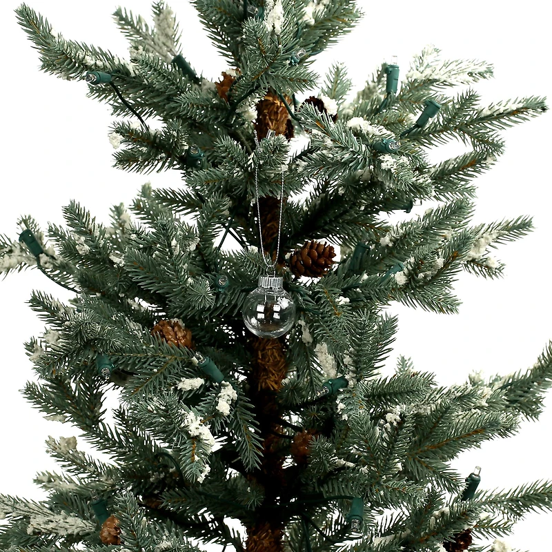 1.75" DIY Clear Plastic Ball Ornaments, 16pc. by Make Market®