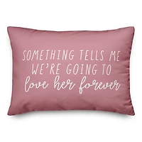 Love Her Forever Indoor/Outdoor Lumbar Pillow