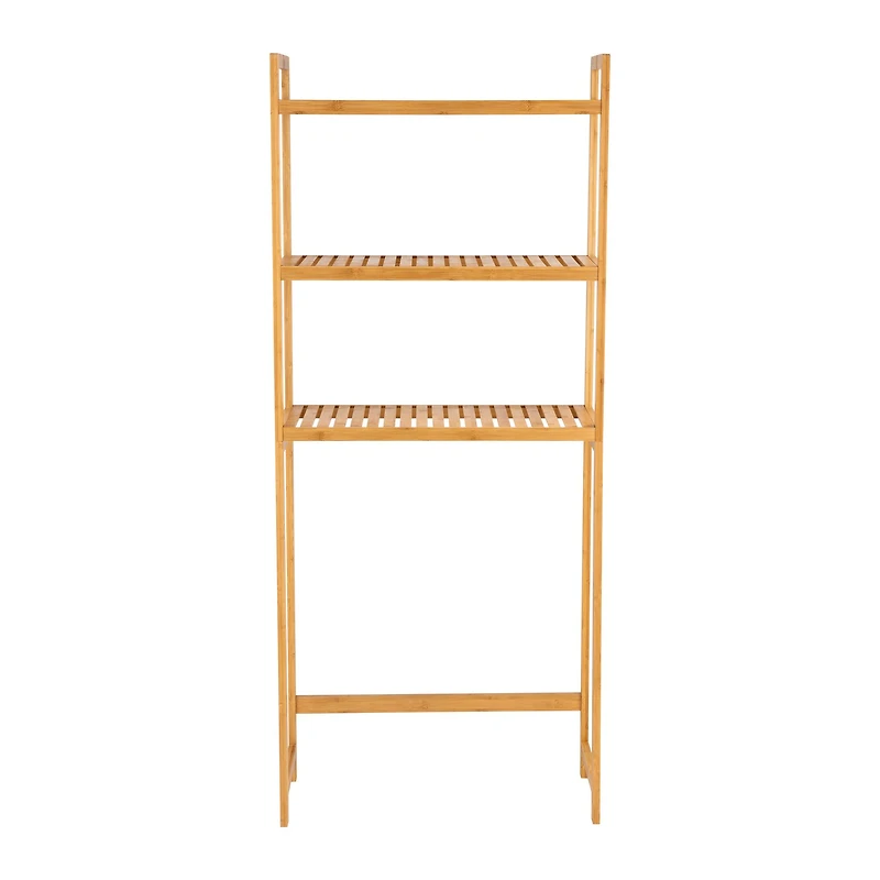 Organize It All Bamboo Over the Toilet Storage Space Saver