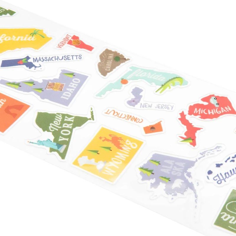 12 Pack: State Stickers by Recollections™