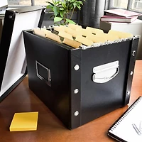 Snap-N-Store Black Letter File Box
