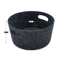 Welaxy 15" Felt Round Basket