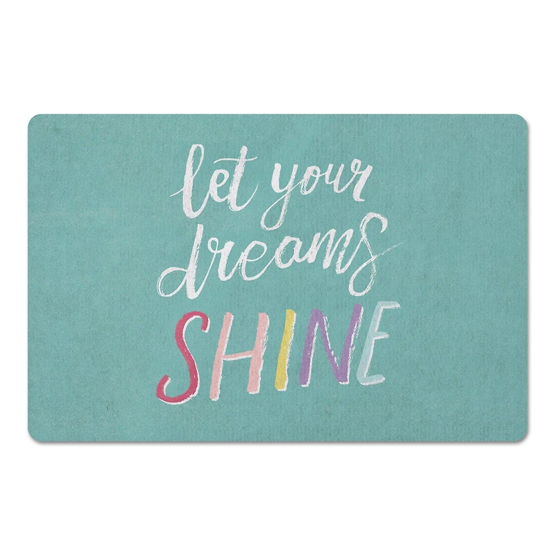 Let Your Dreams Shine 18" x 27" Floor Mat
