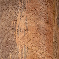 Hello Honey® 15" White Round Elevated Marble & Wood Food Pedestal