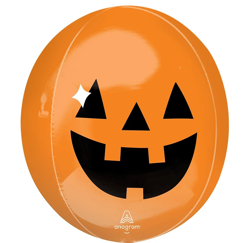 16" Orbz® Haunted Pumpkin Foil Balloon