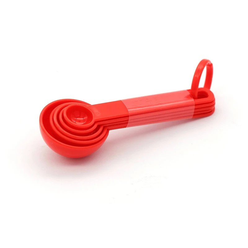 Red Measuring Spoon Set by Fab Finds