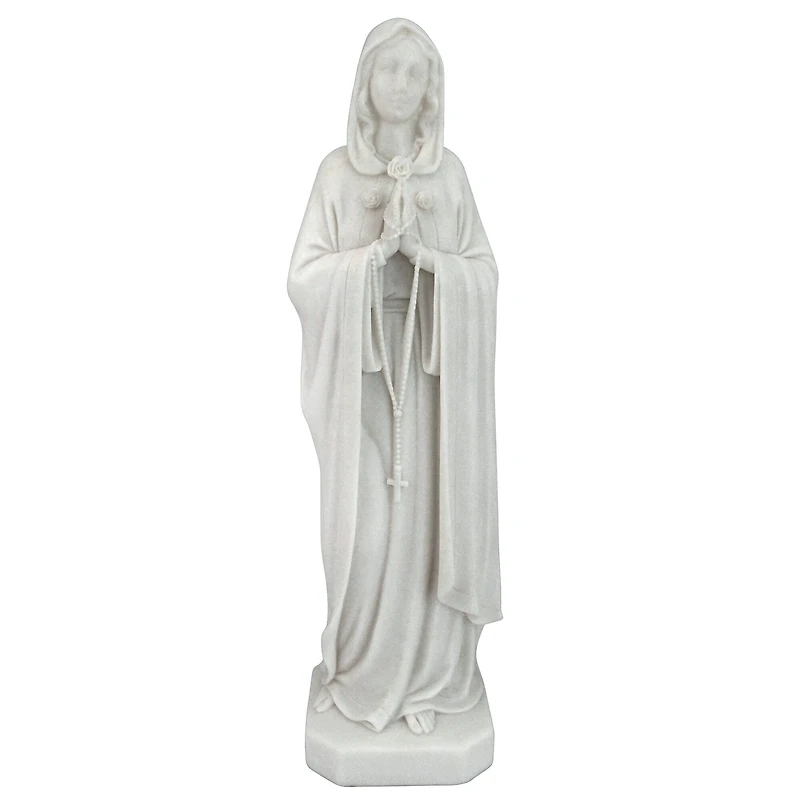 Design Toscano 15" Blessed Virgin Mary Bonded Marble Statue