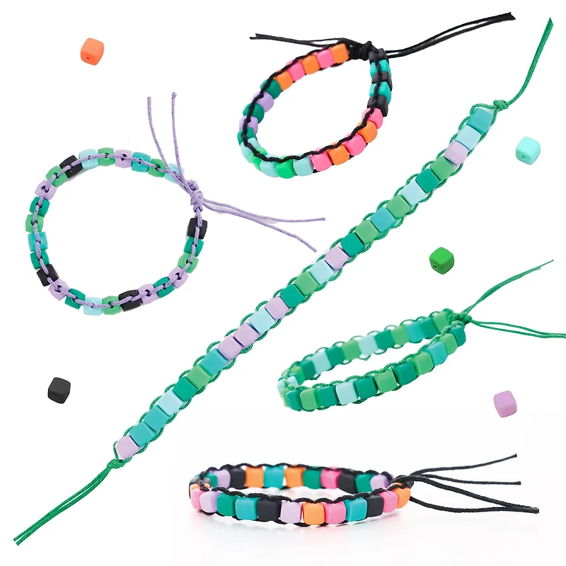 Faber-Castell Woven Cube Bracelets Set